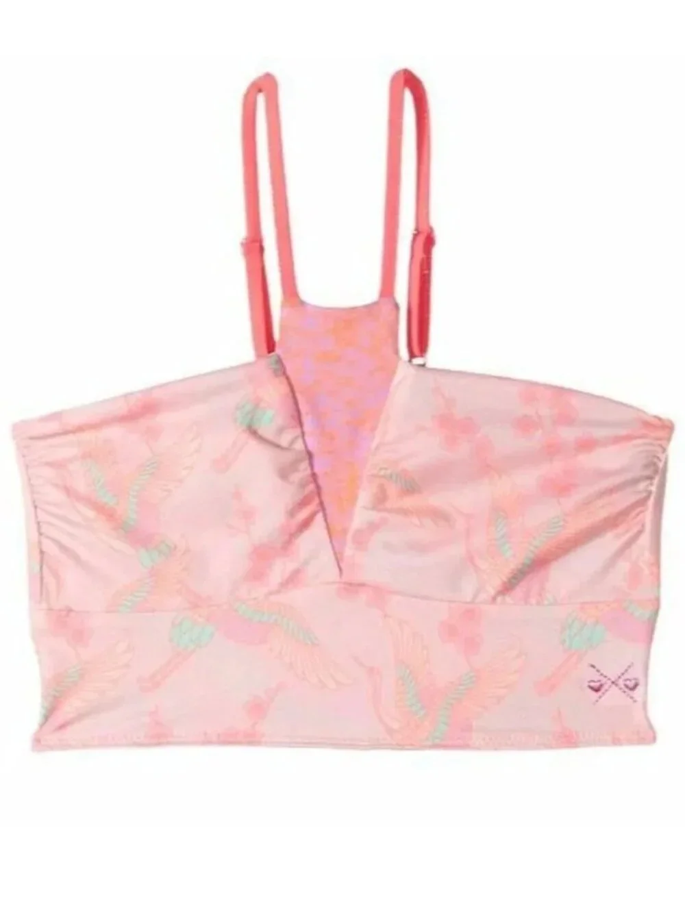 NEW Bowie X James Bo + Arrow Reversible Swimsuit Tankini Bikini Top Swimming NWT